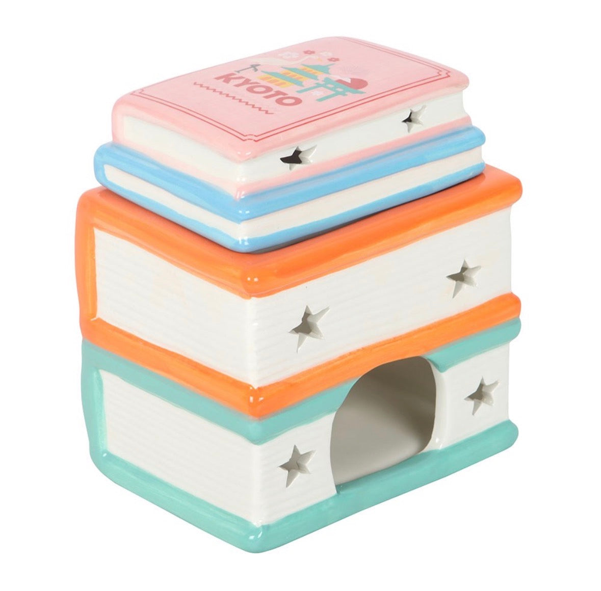 Travel Book Stack Wax Warmer