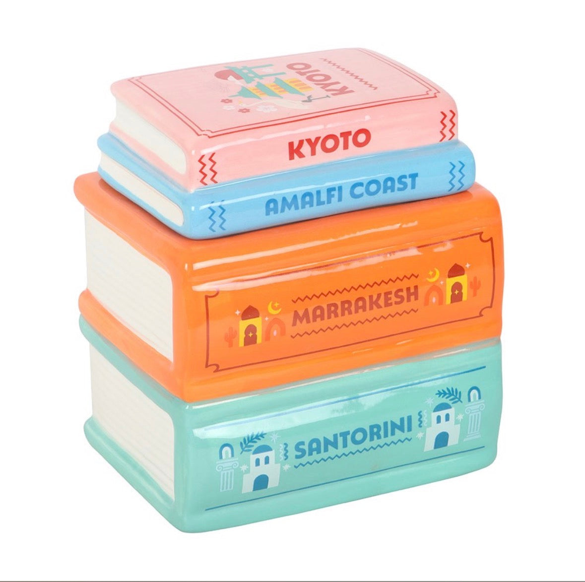 Travel Book Stack Wax Warmer